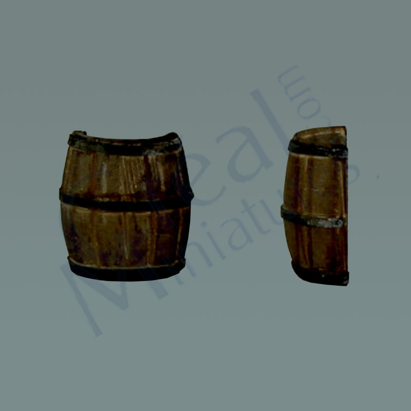 Halbes Holzfass Mini