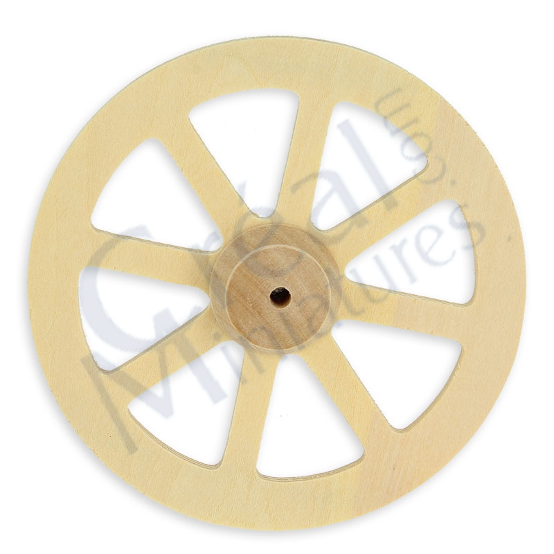 Wagenrad Holz 9.5cm