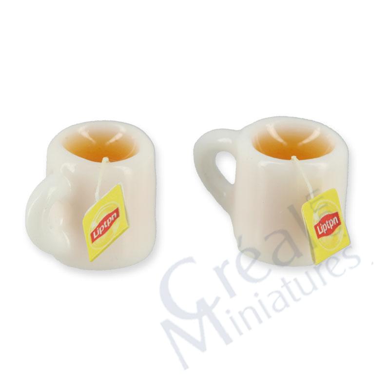 2 tea cups