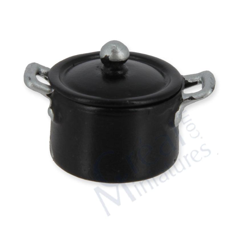 Big black stewpot w/lid