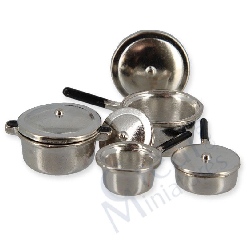 Lot de 3 casserole 1 faitout avec couv