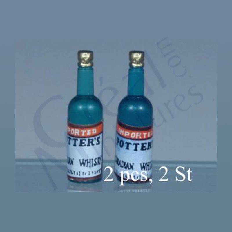 2 green  bottles