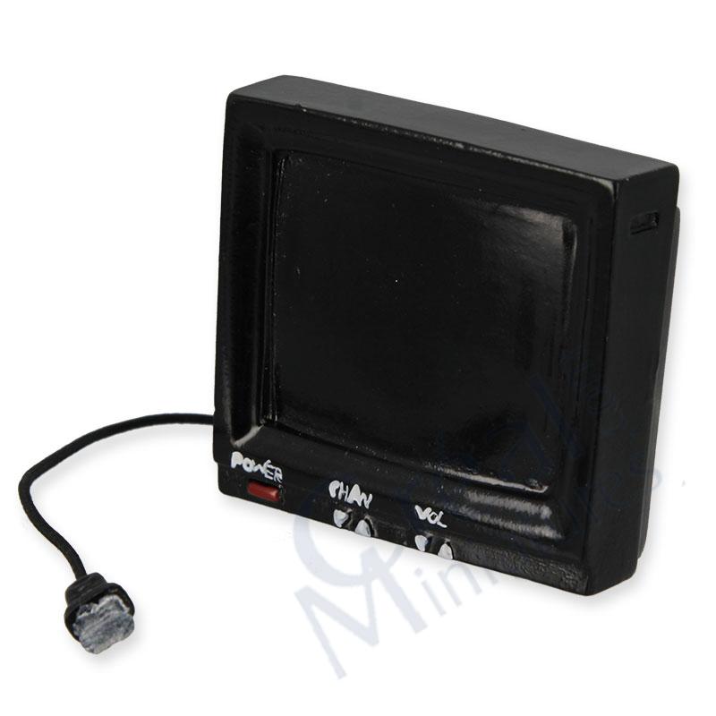 Black TV screen