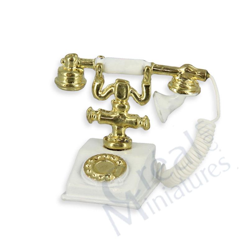 Telefon weiss antik