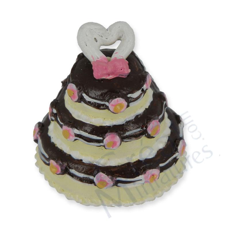 Gâteau de mariage chocolat