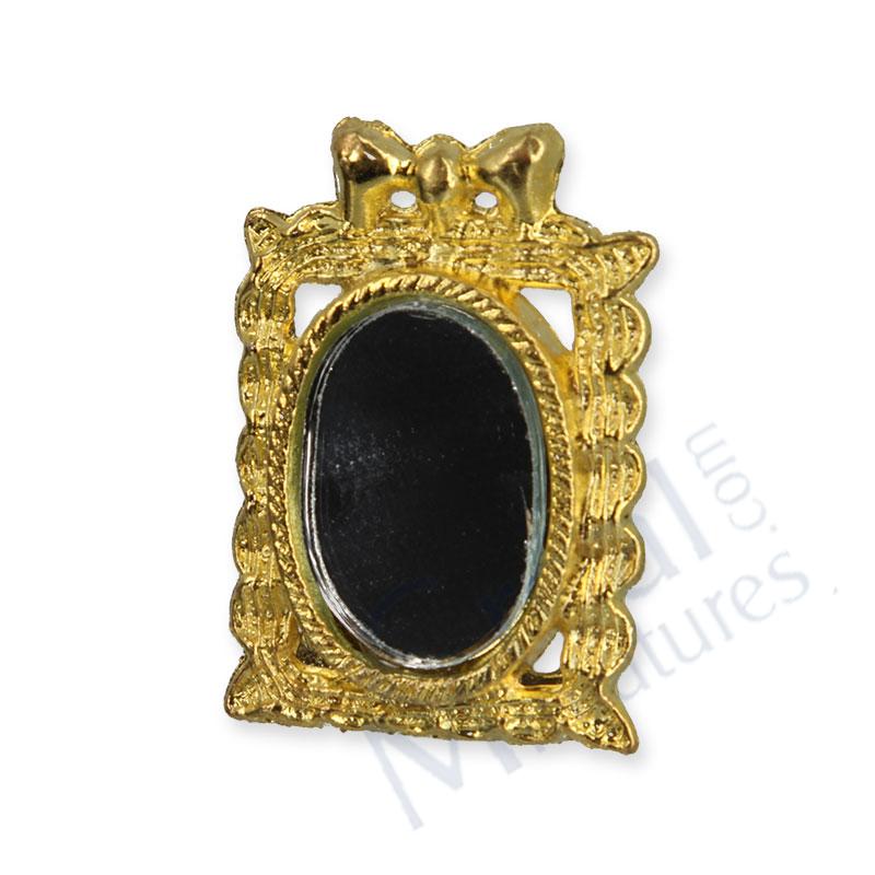 Miroir avec cadre doré