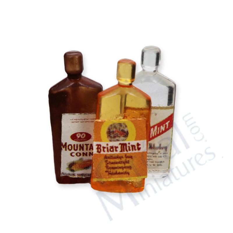 3 Rhum bottles ass.