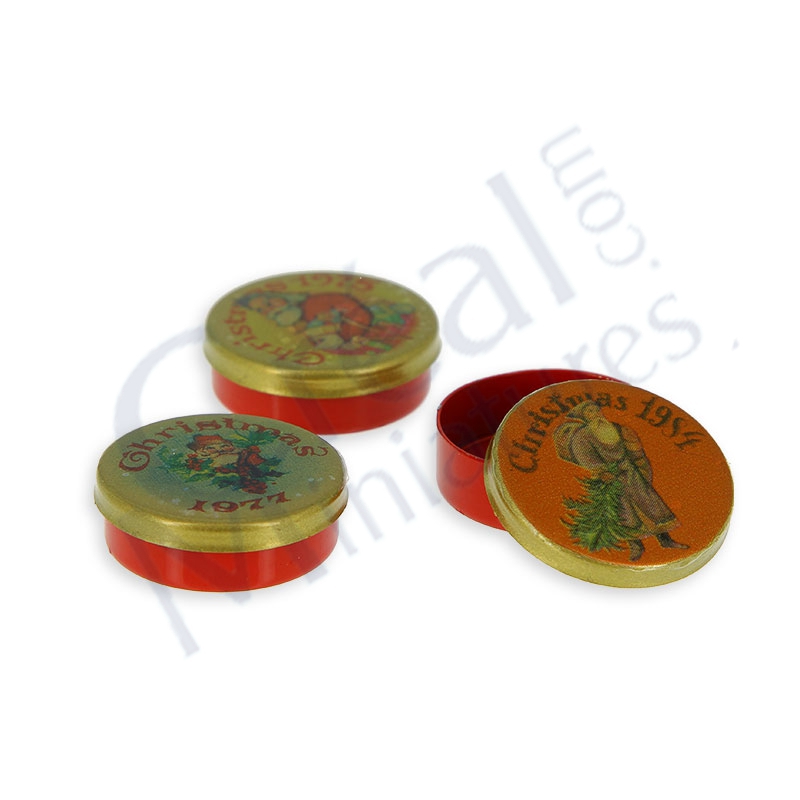 X-Mas Candy box 3pcs metal