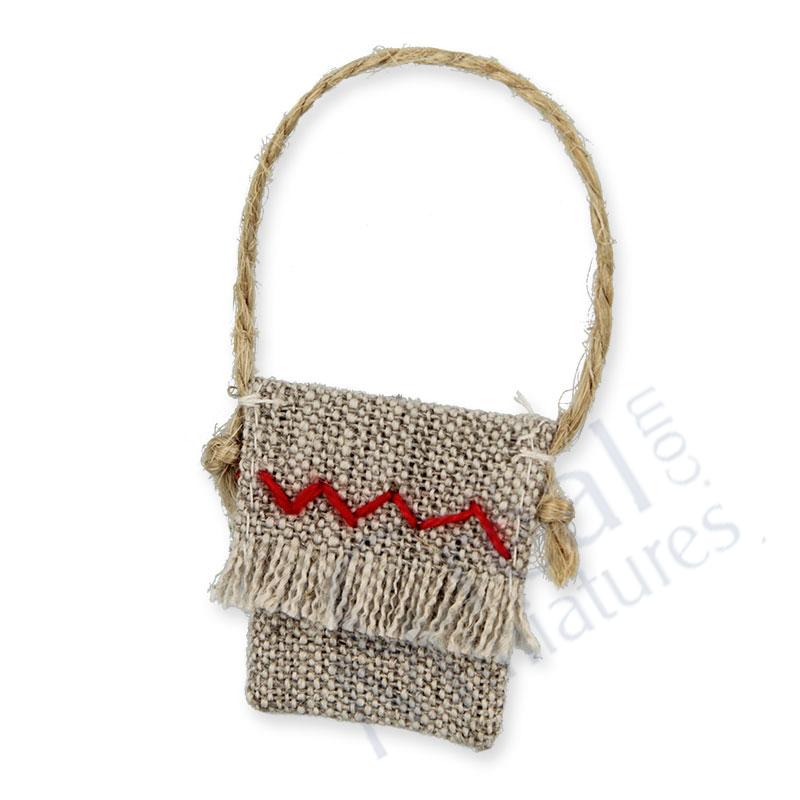 Brottasche 3x3cm hellbraun 10/btl