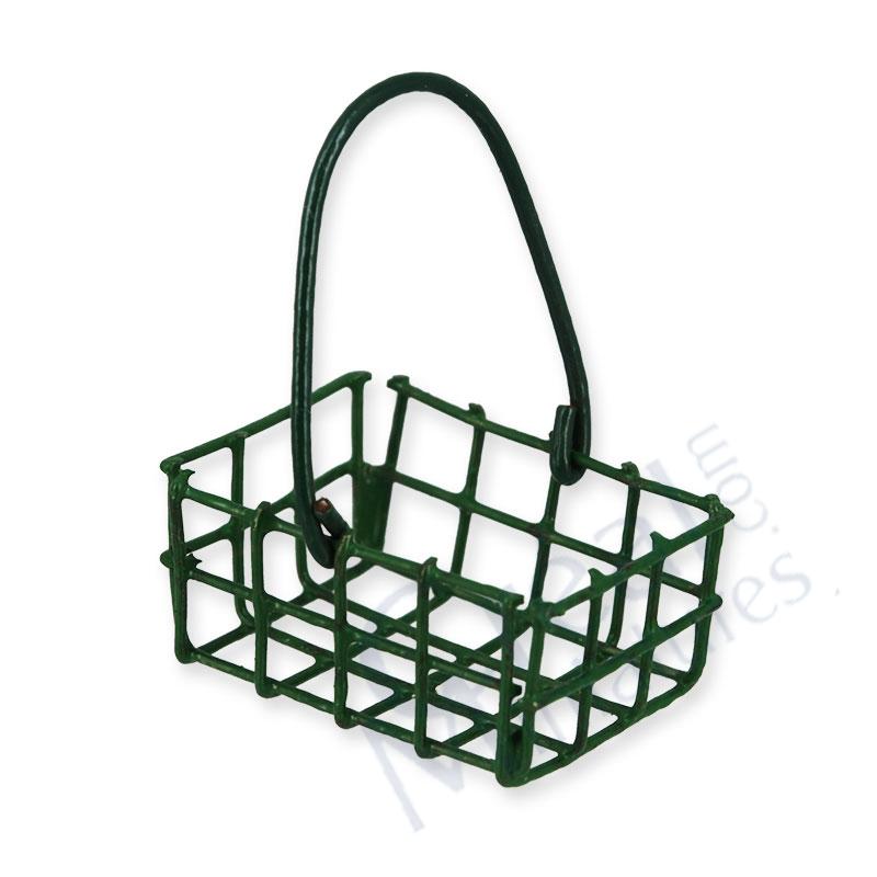 Metal basket green