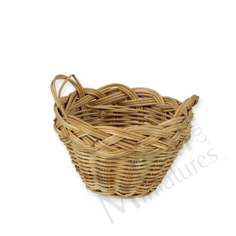 Round apple basket w/2 handles 5cm