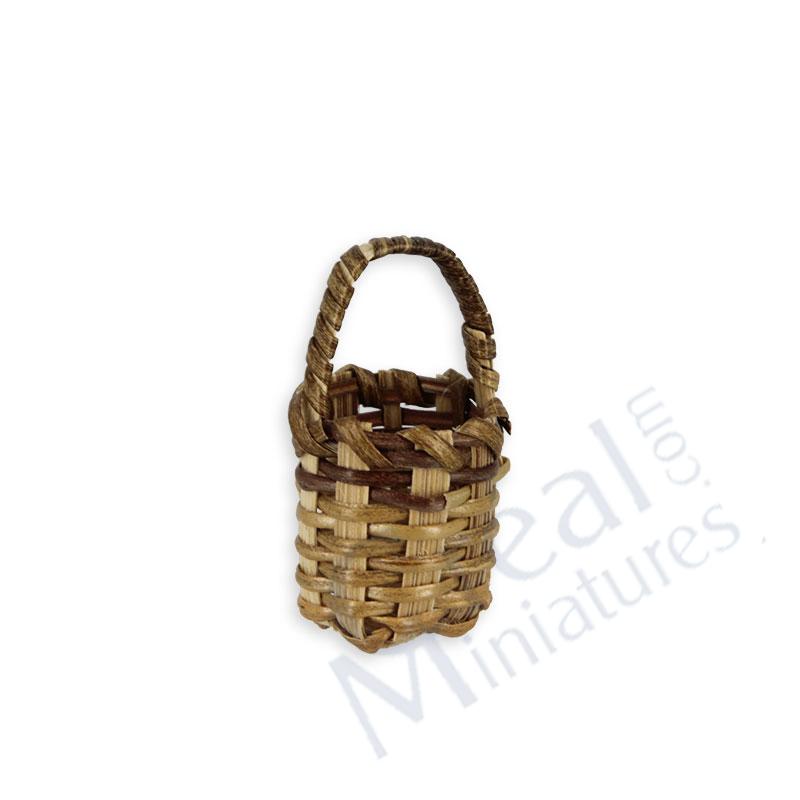 Small  round basket w/handles 2cm
