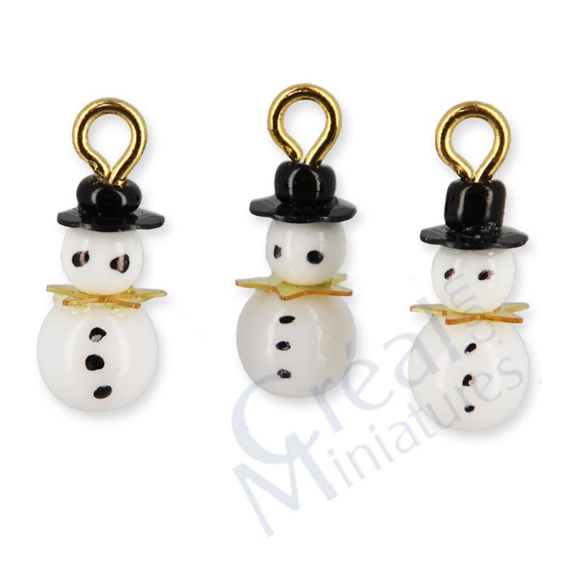 3 bonhommes de neige