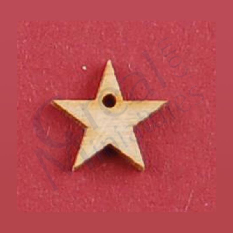 Mini wooden star