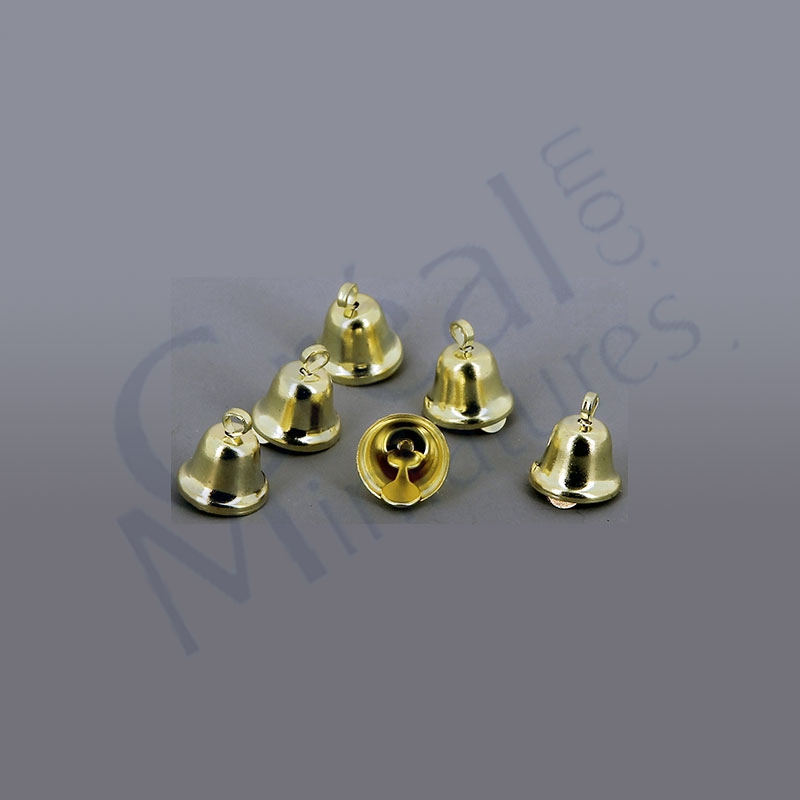 6 gold bells