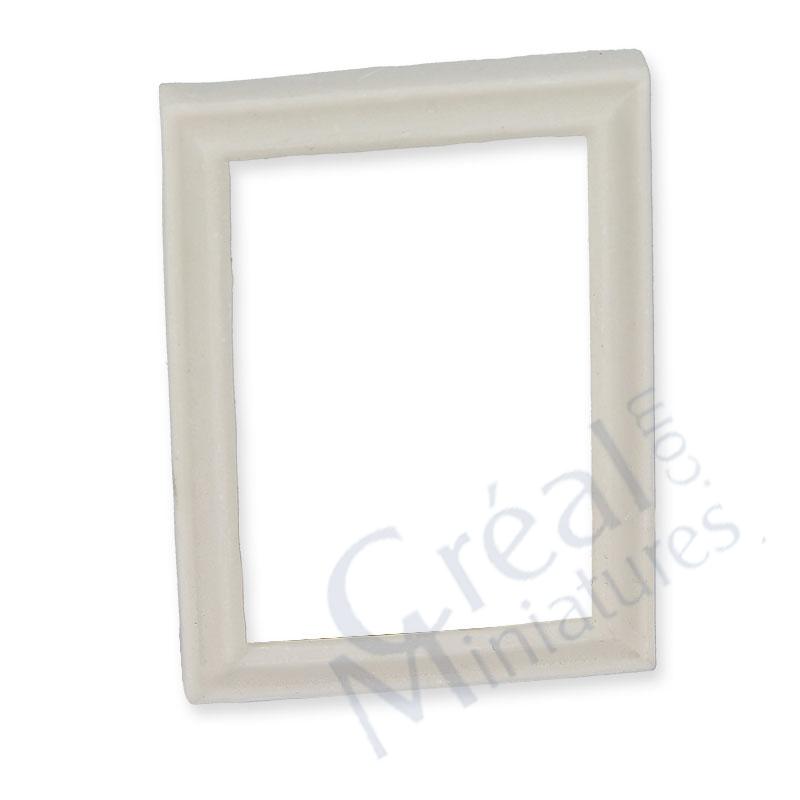 Small resin frame white