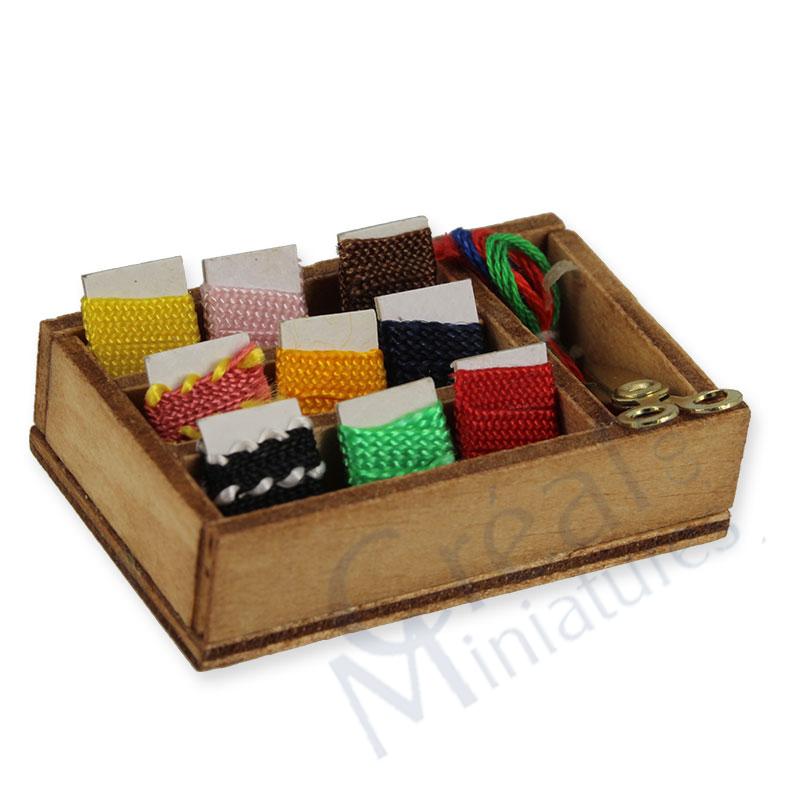 Miniature: sewing box
