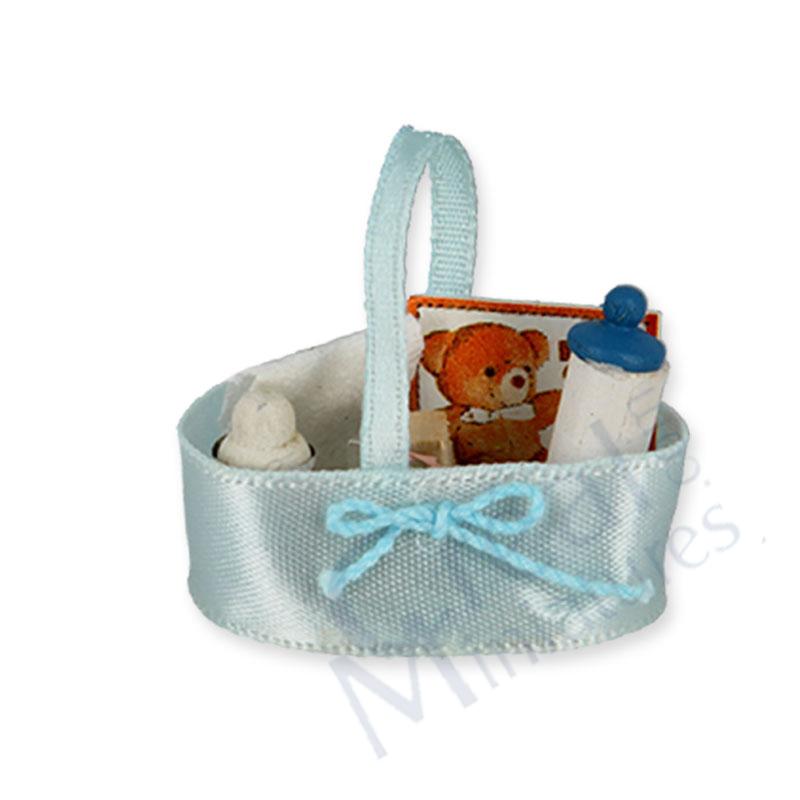 Blue ribbon basket baby set