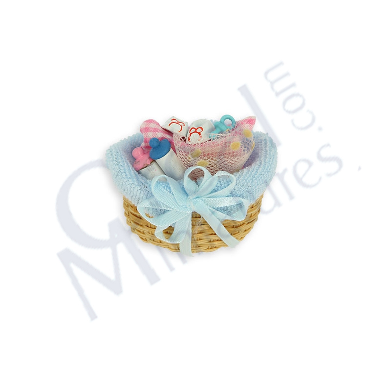 Baby supply in basket