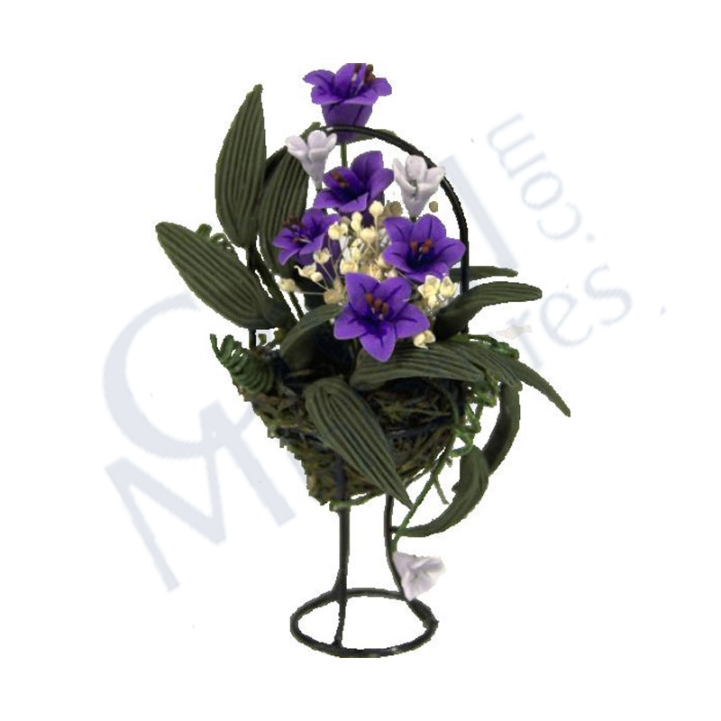 Small floral arrangement / metal suport
