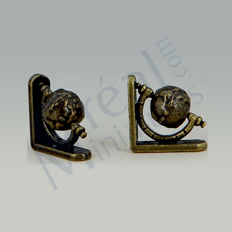 Globe bookends x2