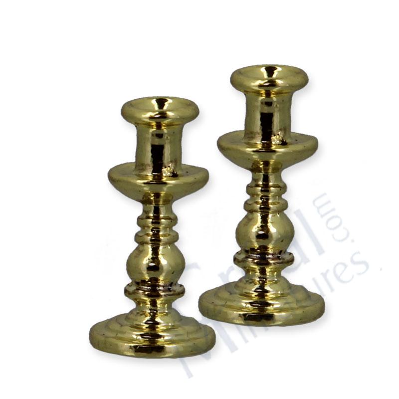 2 Brass candlesticks
