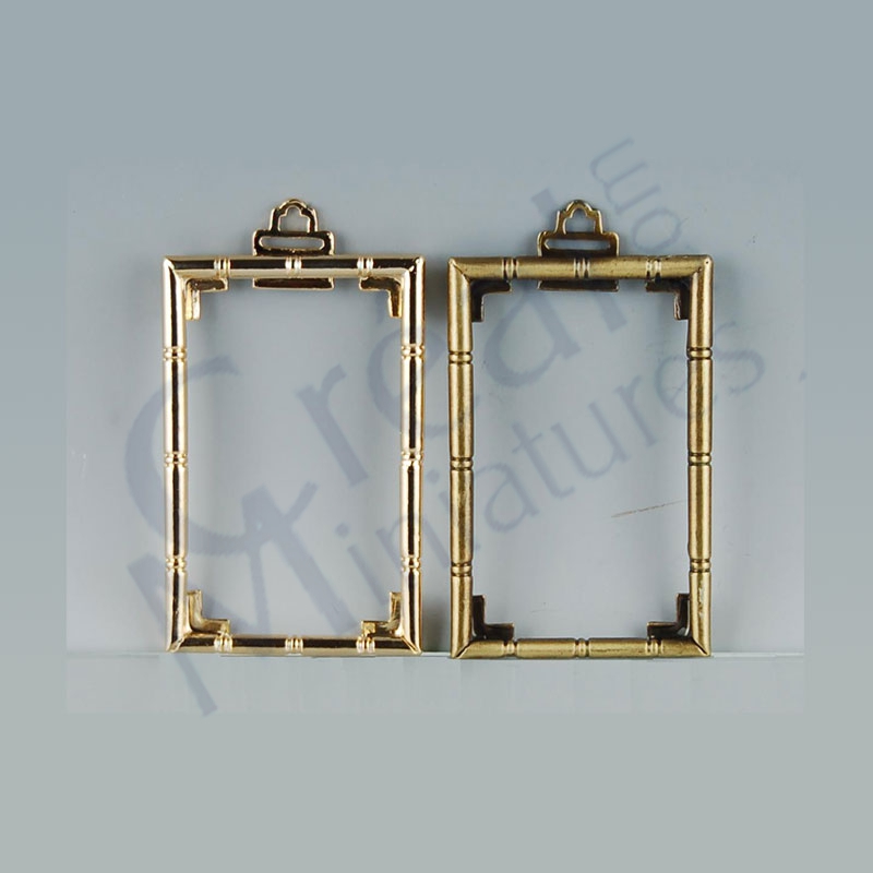 Brass frame bamboo gold