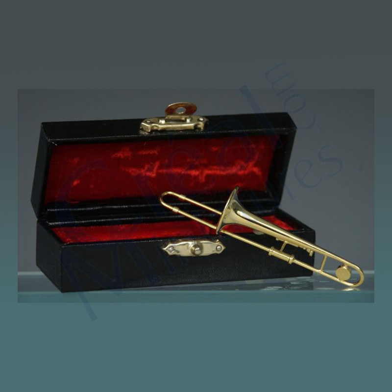 Trombone w/black leather box