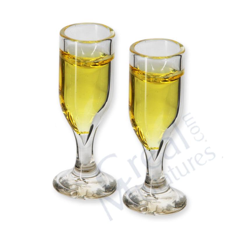 Set mit 2 Gläsern Sekt