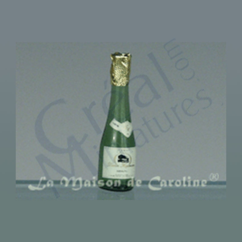 Glass bottle white wine