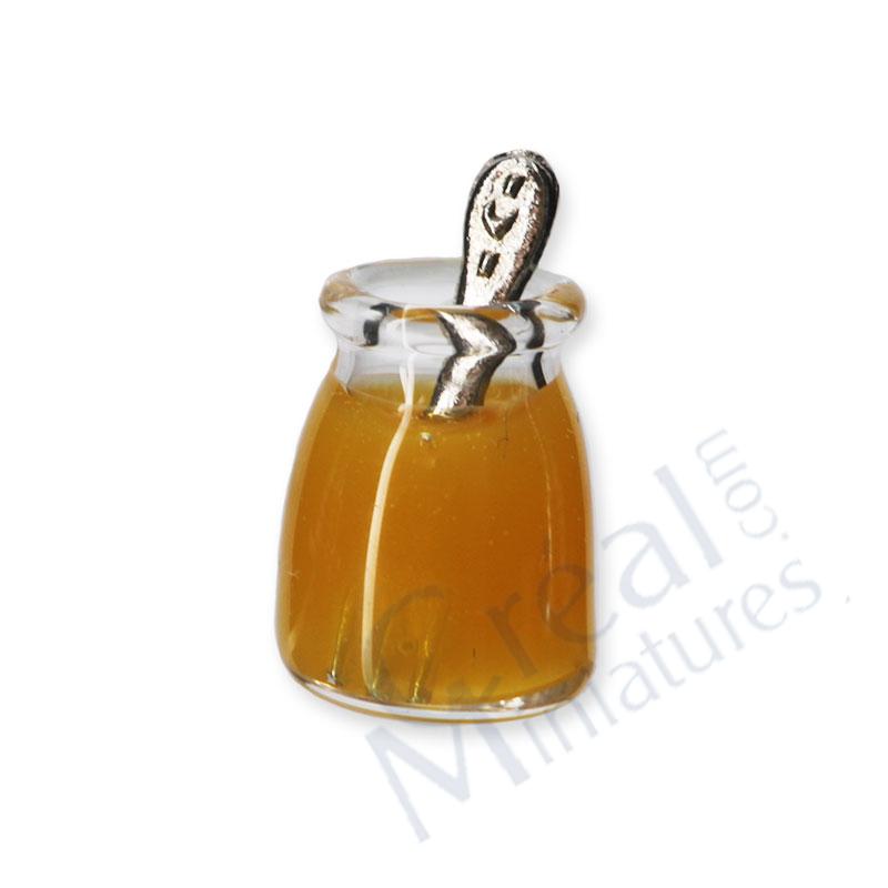 Honey jar with spoon