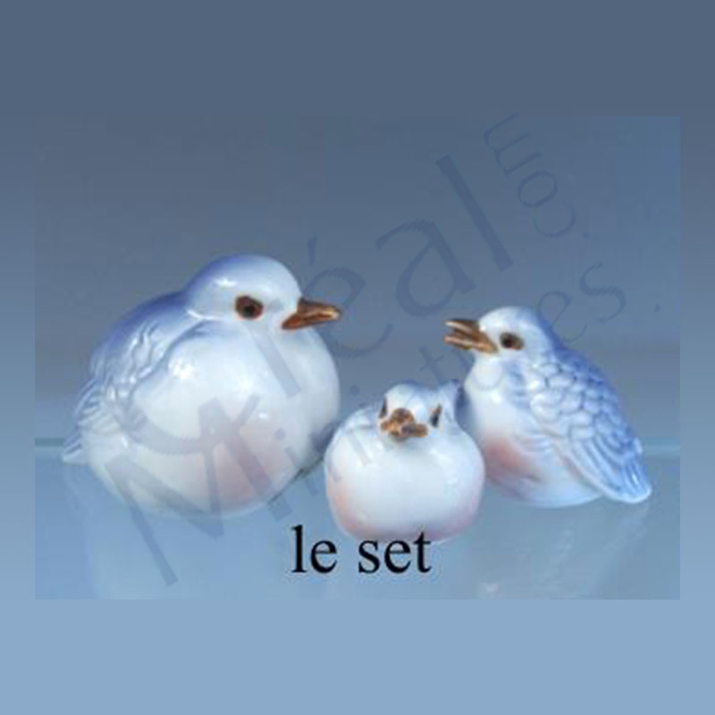 Meisenfamilie 3 tlg