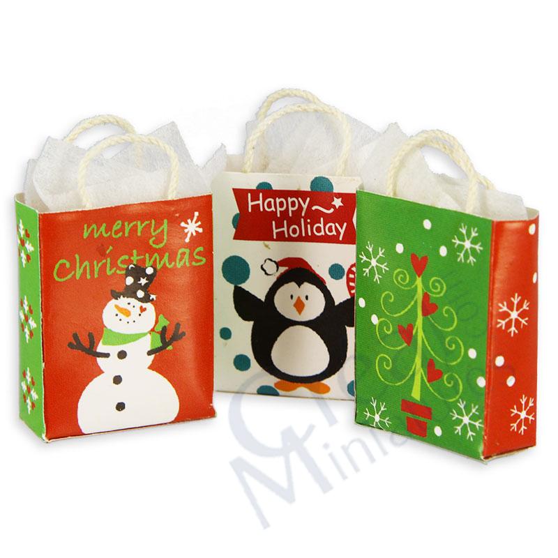 3 Sacs cadeau Noël (divers modèles)