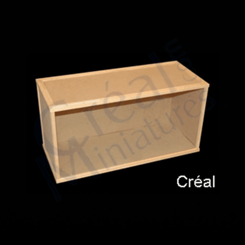 Kit grande vitrine nature/Plexi amovible