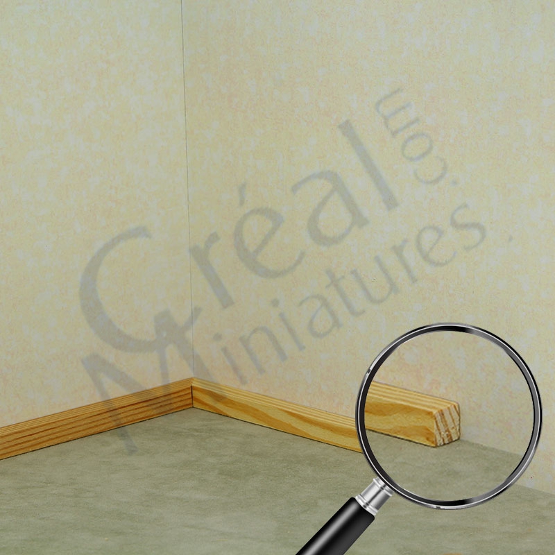 Square wooden moulding 10x10mm - lg.2x5m