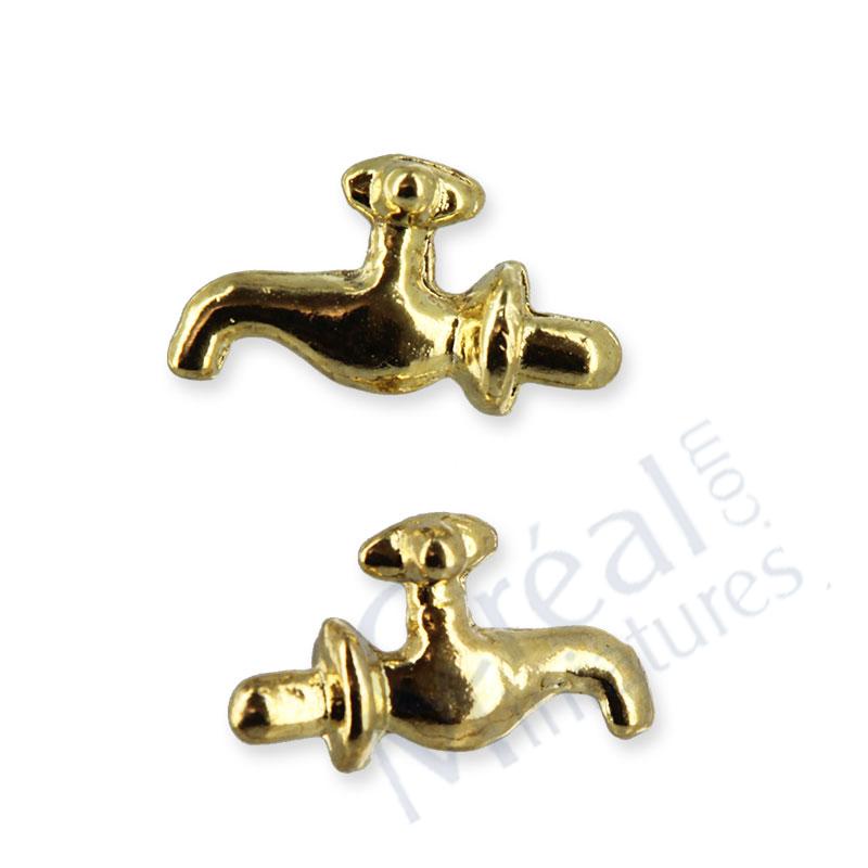 2 Brass faucets