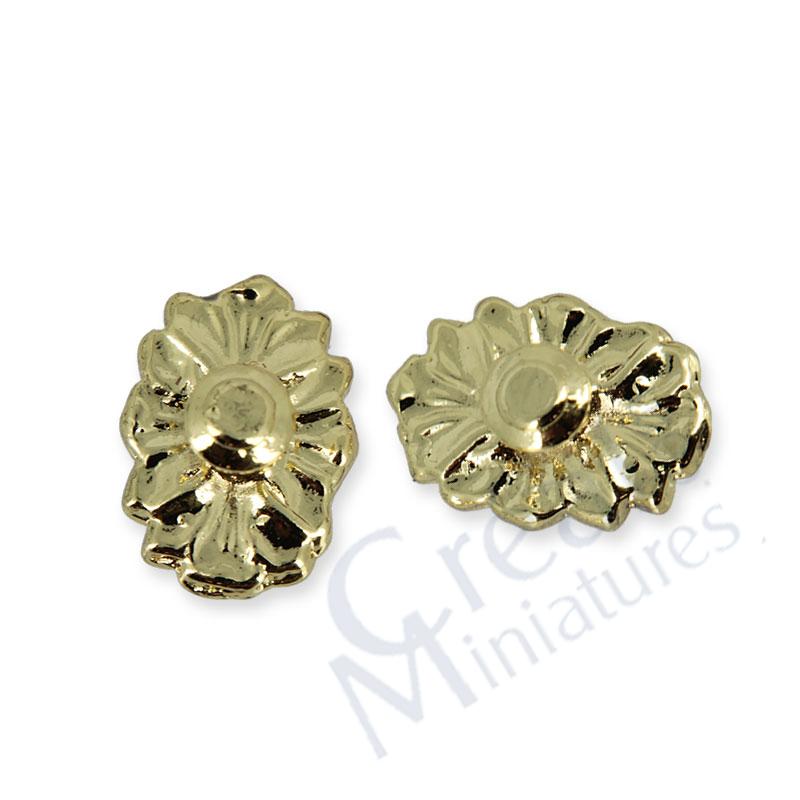 2 Medaillon knobs