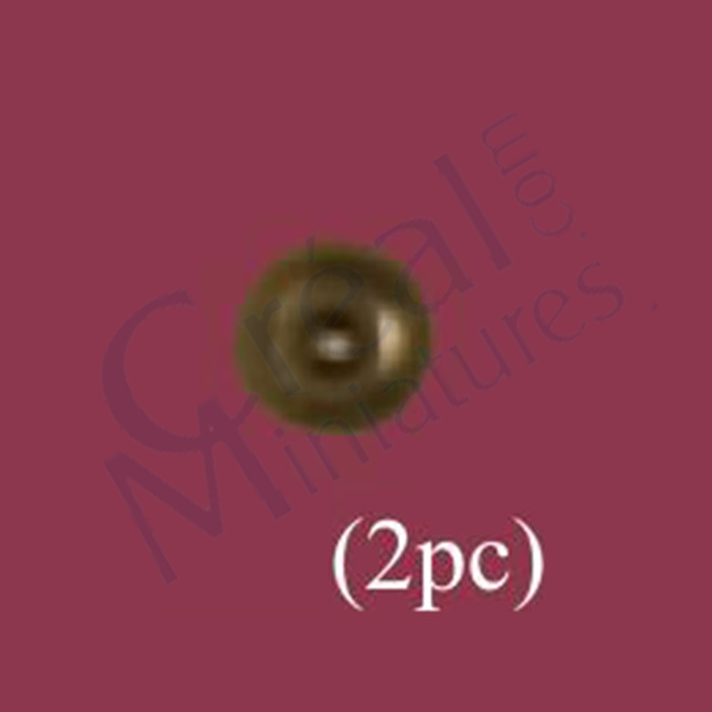 2 Tuerknaufe Messing