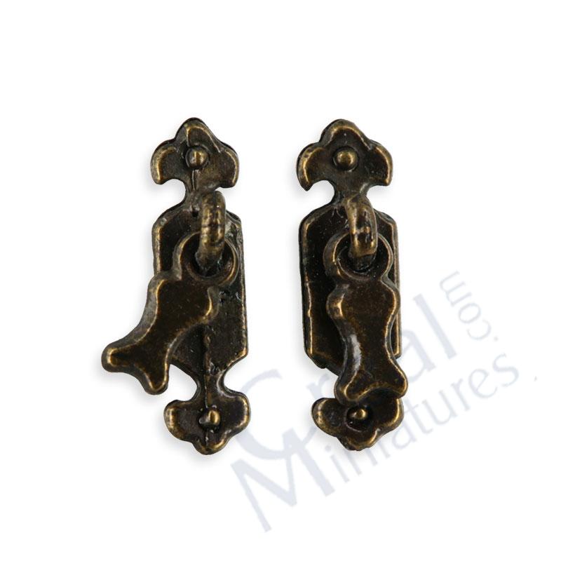 Drawer handles black finish (pair)