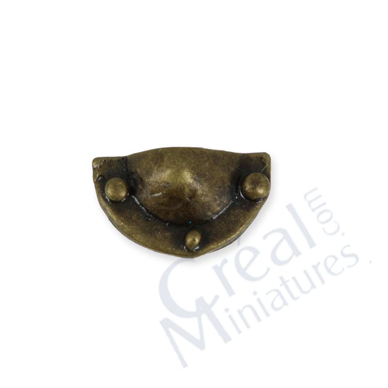 Drawers handles antique finish, pair