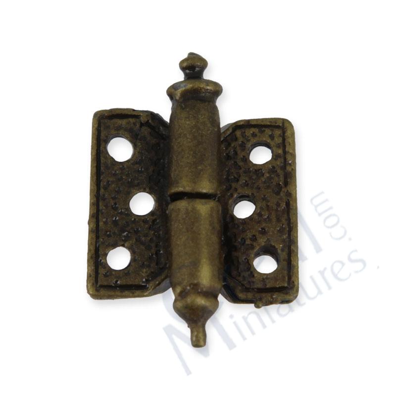 2 Charnieres de porte a gonds antique