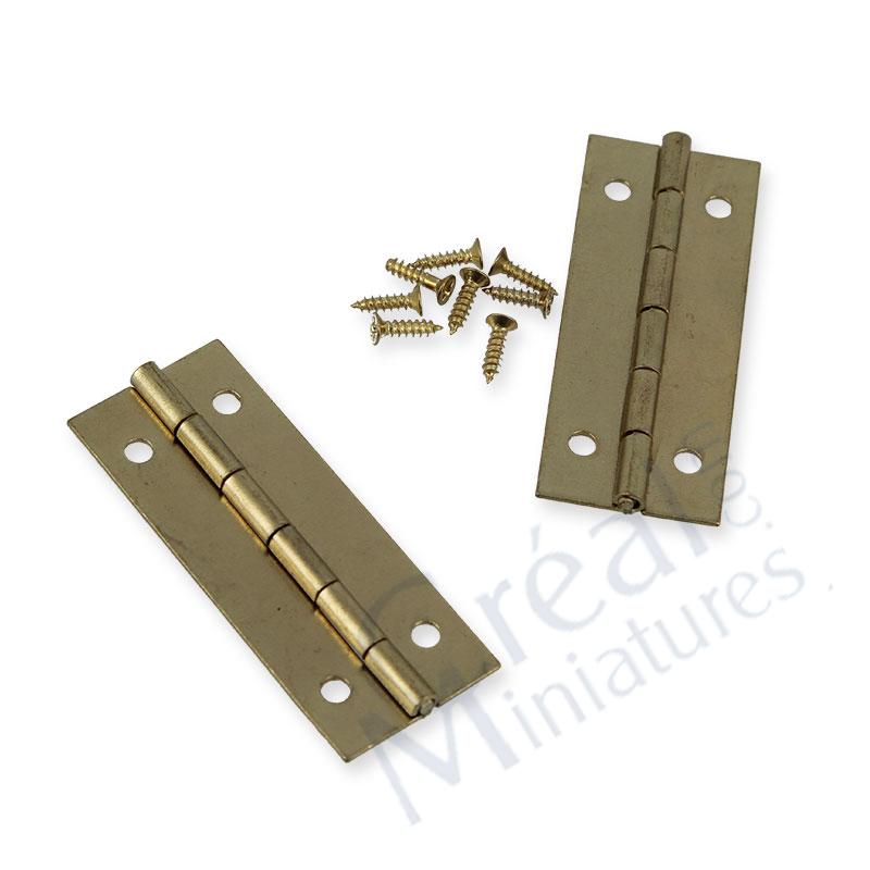 Hinges for doll's houses