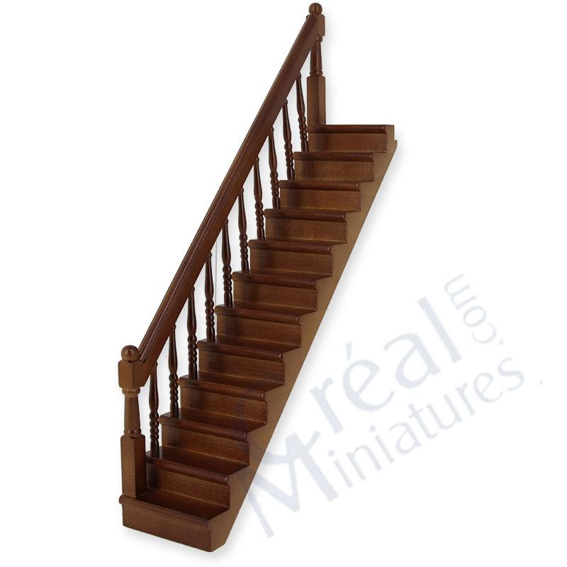Staircase bannister left, walnut