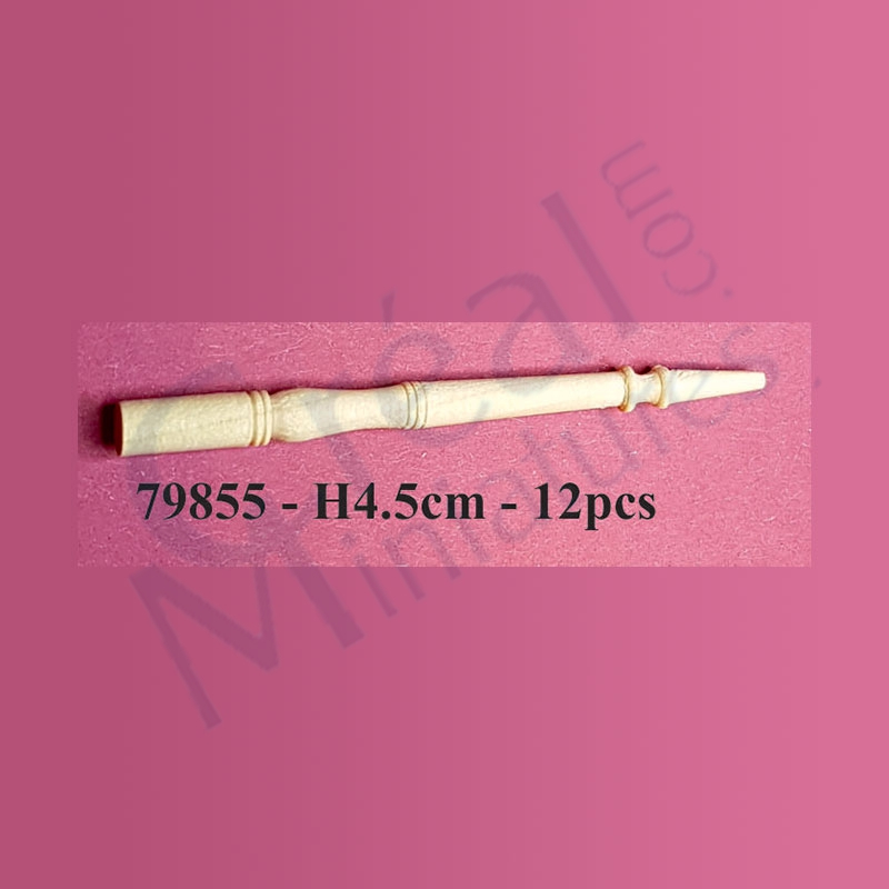 12 Turned rail baluster