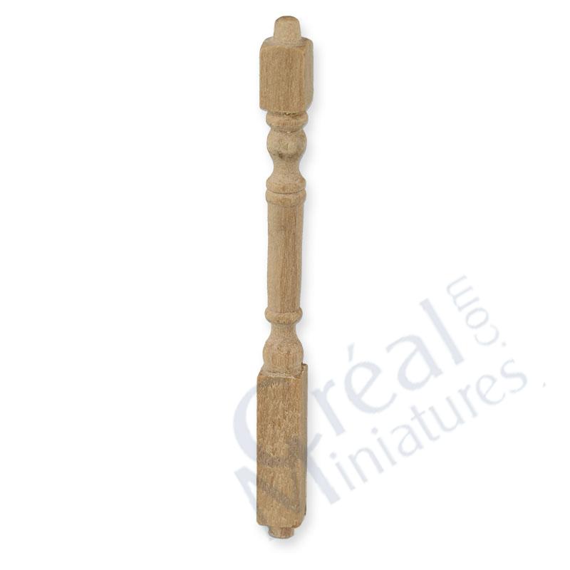 12 Turned rail balusters