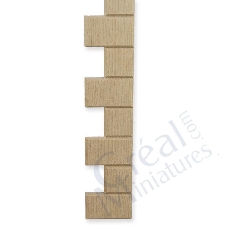 Wooden stone frame - Lg60cm