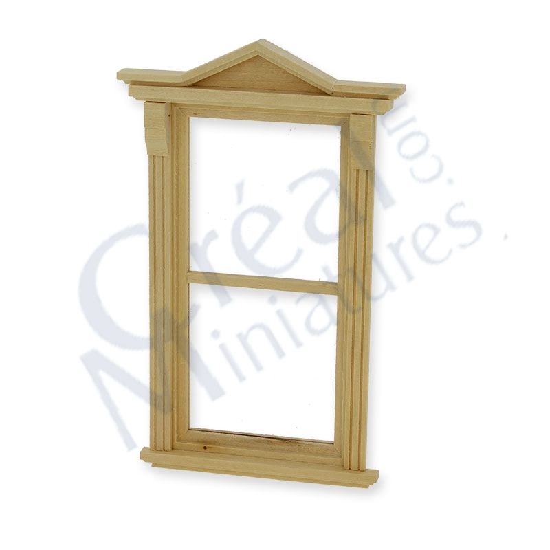 Viktorianisches Fenster natur gross