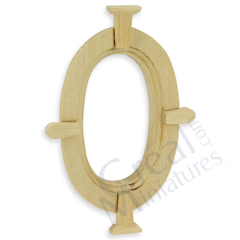 Classic oval window barewood