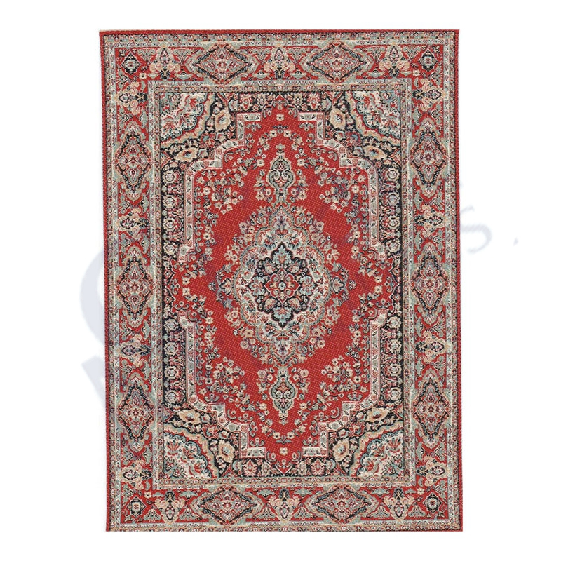 Tapis tissé Persan rouge