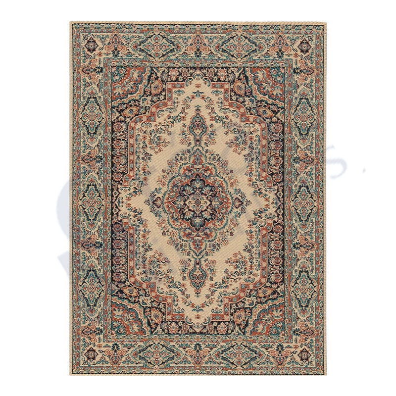 Carpet beige/pink